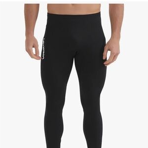 Black Neoprene Swim Pants